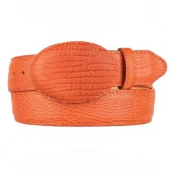 King Exotic Men's Western Genuine Shark Belts