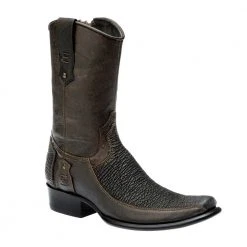 Cuadra Shark Semi-Square Toe Black Boots