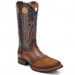 Cuadra Men's Navy Tonka Square Toe Boots