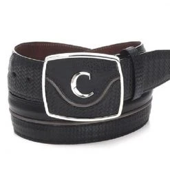 Cuadra Men's Modern Leather Belt
