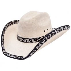 MENS Sahuayo Palm Decorated Cowboy Hat By Stone Hats