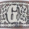 Hand-Made Western Buckle With Letter G MENS