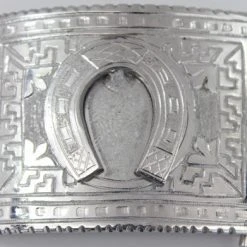 Hand-Made Western Horseshoe Charro Buckle MENS