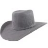 Cowboy Hats Cuernos Chuecos 30x Dark Gray Grizzly Fur Felt Cowboy Hat