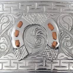 Hand-Made Horseshoe Charro Buckle