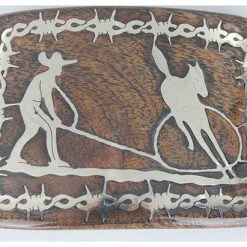 Hand-Made Manganas A Pie Charro Buckle MENS