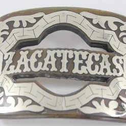 Hand-Made MENS Zacatecas Bull Horn Buckle