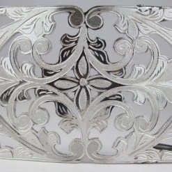 Hand-Made MENS Charro Buckle Floreada