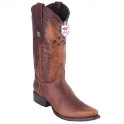 Wild West Boots Men's Classic Snip Toe Western Boots