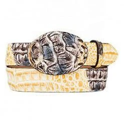 King Exotic Men's Caiman Western Belts MENS