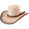Sahuayo Palm Leaf Open Crown Cowboy Hat By Stone Hats