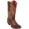 Quincy Boots WOMENS Quincy Volcano Cognac Square Toe Cowgirl Boots