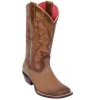Quincy Boots Quincy Women's Faded Brown Square Toe Cowgirl Boots