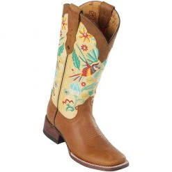 Quincy Boots Quincy Hummingbird On Flowers Cowgirl Boots