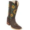 Quincy Boots Quincy Square Toe Sunflower Cowgirl Boots