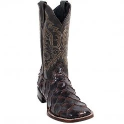 Quincy Boots Quincy Pirarucu Print Chocolate MENS