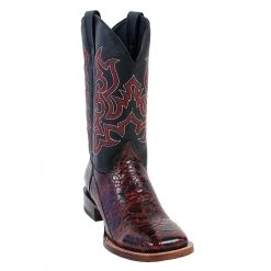 Quincy Boots Quincy Sea Turtle Print Black Cherry MENS