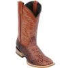 Quincy Boots MENS Quincy Elephant Print Cognac