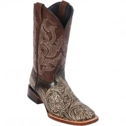 Quincy Boots Quincy Tooled Print Vintage Oryx