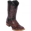 Quincy Boots Quincy Tooled Print Black Cherry
