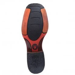 Los Altos Boots Los Altos Caiman Belly Wide Cognac Square Toe Boots