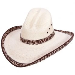 Sahuayo Gus Palm Decorated Cowboy Hat By Stone Hats MENS