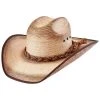 Stone Traditional Palm Leaf Cowboy Hat MENS