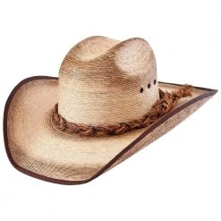 Stone Traditional Palm Leaf Cowboy Hat MENS