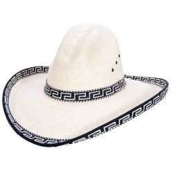 Sahuayo Gus Palm Decorated Cowboy Hat By Stone Hats MENS