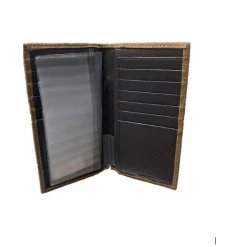 M&F Western Products MENS Ariat Cameo Leather Checkbook Wallet