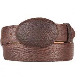 King Exotic Men's Western Genuine Shark Belts