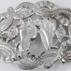 Hand-Made Western Buckle Horse & Python Design MENS