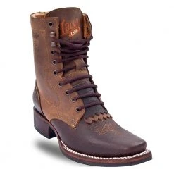 Tombstone Men's Square Toe Lace Up Brown