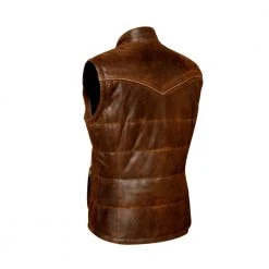 Cuadra Men's Lamb Leather Vest Brown MENS
