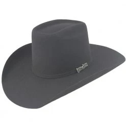 Cuernos Chuecos 6x Dark Gray Brick Crown Felt Hat