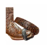 Tanner Mark Boots Tooled Print Cowgirl Belt