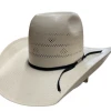 American Hat Company Diamond Vented Crown Cowboy Straw Hat