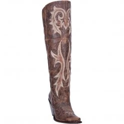 WOMENS Dan Post Ladies Jilted Tall Brown Boot