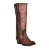 Corral Women's Bronze Fringe Tall Cowgirl Boot