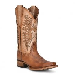 Corral Women's Circle G Brown Studded Cowgirl Boot WOMENS